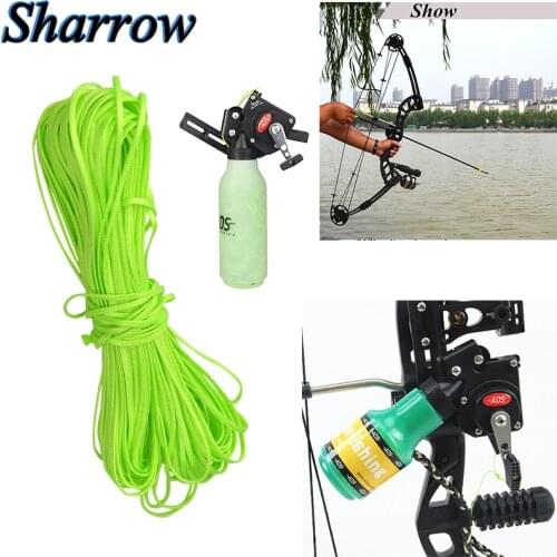 20/60/100Meter Archery Compound Bow Hunting Fishing Rope Spincast Reel Line Recurve Bow Shooting Fish Tools Camping Accessories