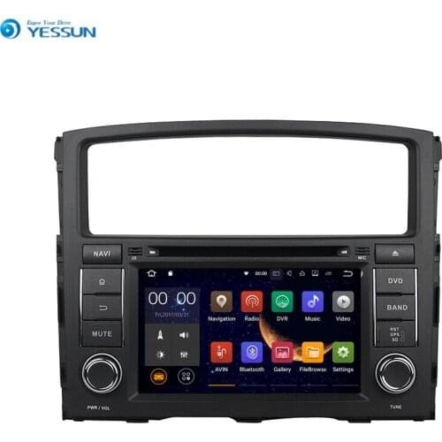 Yessun For MITSUBISHI For PAJERO V97 2006~2015 Android 7.1 Multimedia Player System Car Radio Stereo GPS Navigation Audio Video