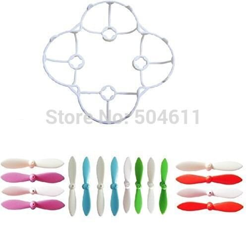 Cheerson Cx-10 Propeller Cx-10a Wltoys V676 Part Blade Guard Cover Protector with 16pcs Compatible for Most of the Mini Drone