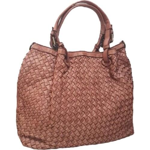Woman`s italian leather bag Bottega Carele BC238 R