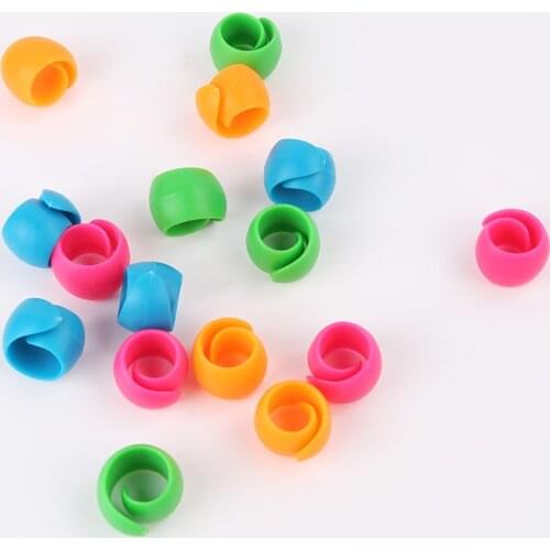 1Pcs Silicone Prevent Line Head Fall Off Sewing Machine Bobbin Core Ring 4 Colors Thread Spool Fixed Clip DIY Sewing Tools