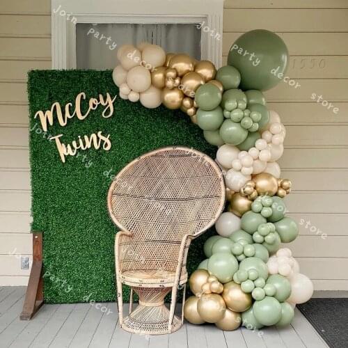 135Pcs Latex Balloon Arch Garland Kit Chrome Gold Balloons Baby Shower Wedding Arch Set Birthday Party Decor Anniversary Globos