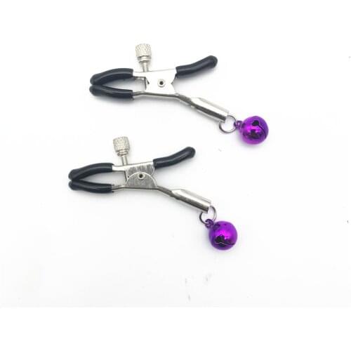 2pieces Newest Steel Breast Nipple Clamps Clips Adult Game Sex Product Flirting Sex Toys for Women