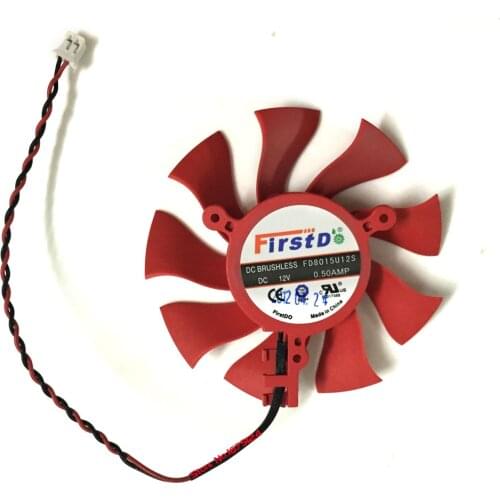 1 piece FD8015H12S 75mm 0.5A Graphics Card VGA Cooler Fan For Sapphire HD5870 HD5770 HD6770 HD6790