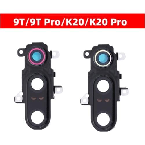 For Xiaomi Mi 9T / Mi 9T Pro / Redmi K20 / K20 Pro Back Rear Camera Glass Lens With Cover Frame Holder Replacement Parts
