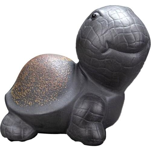 Purple Clay Teapet Handmade Ceramic Home Furnishing Articles Turtle Cute Ceremony Akcesoria Do Herbaty Tea Accessories EI20TP