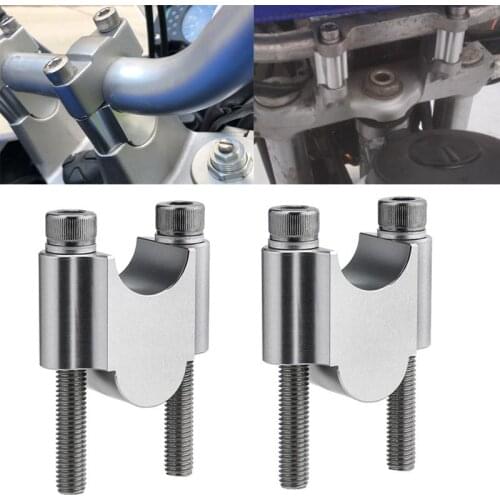 Motorcycle Handlebar Riser Bar Mount Handle Clamp Universal 28mm 1 1/8" 22mm 7/8" For Honda For BMW R1200gs For YAMAHA MT07 MT09