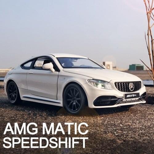1:32 AMGC63S C63S Coupe Alloy Car Model Diecasts & Toy Vehicle Metal Car Model Collection High Simulation Sound Light Kids Gift