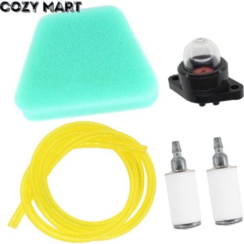 Air Filter Kit For Poulan 2055 2075 2150 2155 2175 2250 2350 Chainsaw Spare Part 530069216 with Fuel Line Hose Primer Bulb
