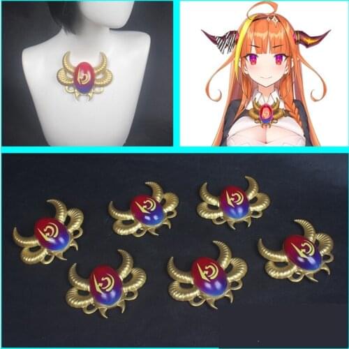 New Toilet-Bound Hanako kun Cosplay Nanamine Sakura Badge Chest Clip Costume Accessories Ornament Props