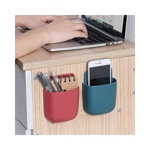 Wall-Mounted Storage Box Remote Control Storage Box air Conditioning Remote Control TV Storage Box Phone Holder