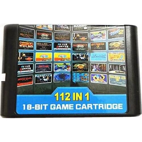 The Latest 112 In 1 Game Cartridge 16 bit MD Game Card For Sega Mega Drive For Sega Genesis,only for original console
