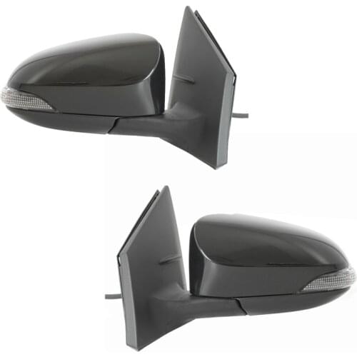 NEW-Side Mirror Black for Toyota Corolla Power Heated Side Rear View Mirror