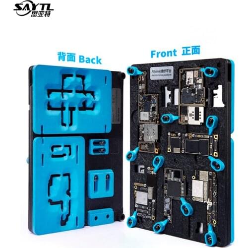 Qianli 6 in 1 Motherboard Fixture Middle Frame Reballing Platform for iphone X XS MAX 11 11Pro/Max Mainboard BGA Repair Tool