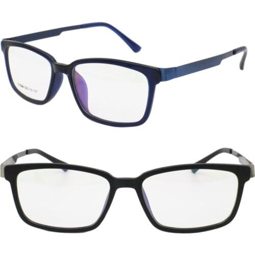 Retailsales R5064 TR90 front rim combined with brush color stainless steel full-rim square vintage optical frames