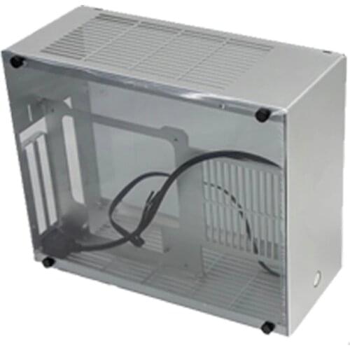 SGPC K99 A4 case i5 i7 i9 / 2060 2080Ti all aluminum water-cooled ITX gaming computer Chassis k99v2 M-ATX Long graphics card