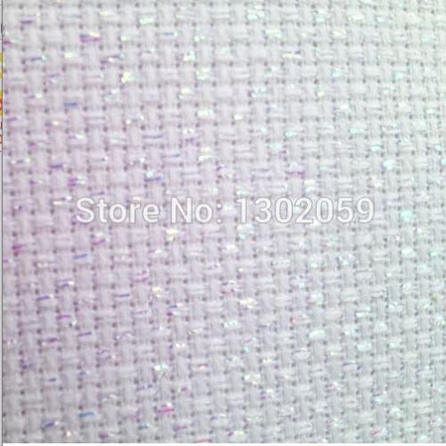 Factory sale 14CT And 11CT Embroidery Cross Stitch Filamentary Silver Metal Wire Fabric Canvas Aida Cloth