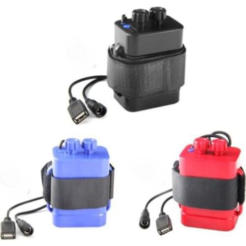 1PCS DC 8.4V 6x 18650 Battery Storage Case Box Holder USB 5V Power for Bike Torch Flashlight Headlamp Head Light LED Strip Lamp