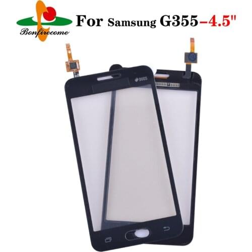 10Pcs\lot For Samsung Galaxy DUOS Core 2 II SM-G355H G355H G355 G355M Touch Screen Digitizer Lens LCD Outer Glass 4.5"