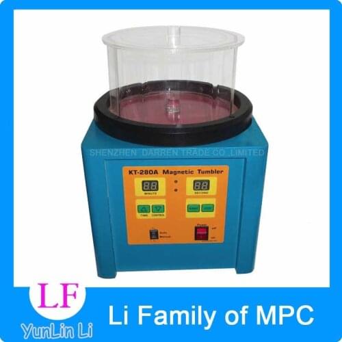 1100g Ferromagnetic Powerful Magnetic Tumbler 110V/220V Electric Magnetic Polishing Machine KT-280