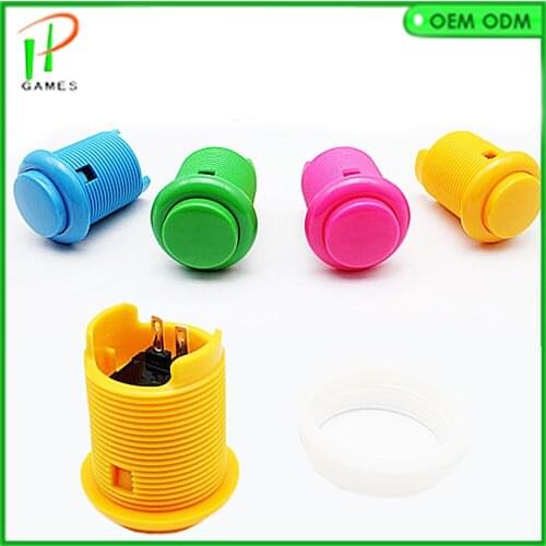 Arcade joystick Console cabinet parts 28mm-nuts button switch, push button arcade game keys mario machine button