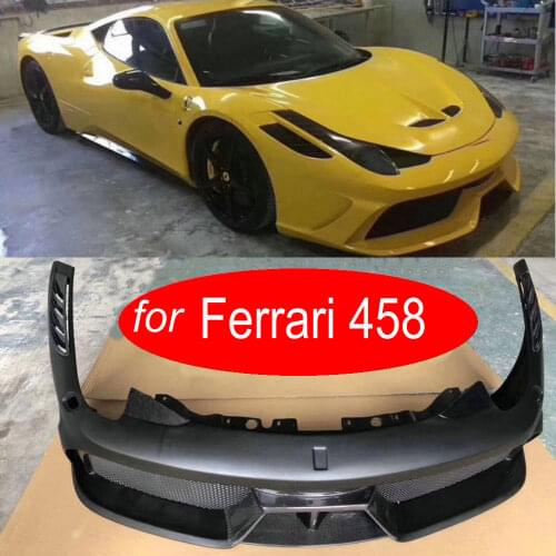 FRP front bumper for FERRARI 458 bodykit front bumpers wholeset front bumper