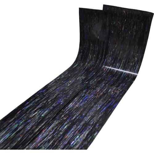 2Pcs Blue Oyster Wood Grain Celluloid Sheet Drum Wrap Musical Instrument Deco 8x60'' and 12x60