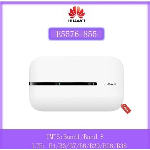 2021 Newest HUAWEI 4G Mobile WiFi 3 E5576-855 Router 2.4GHz Rate 150Mbps 1500mAhWiFi 3 E5576-320 mini WiFi Router