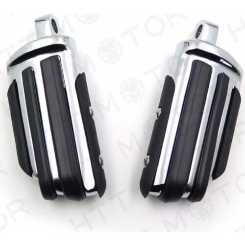 Aftermarket free shipping motorcycle parts Chrome Wing Footrest Foot Pegs For Harl Davids Dyna Glide Sportster 883 1200