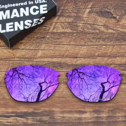 ToughAsNails Resist Seawater Corrosion Polarized Replacement Lenses for Oakley Frogskins Lite Sunglasses Purple Mirrored