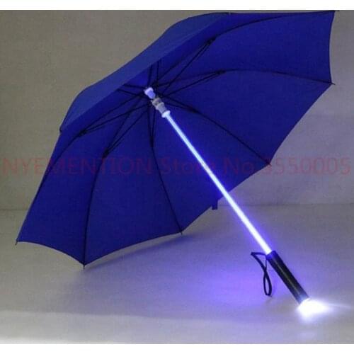 Cool Blade Runner Light Saber LED Flash Light Umbrella rose umbrella bottle umbrella Flashlight Night Walkers 20pcs