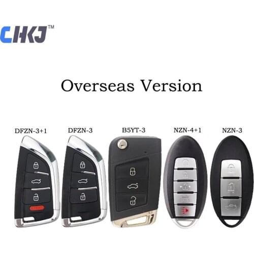CHKJ 1PC KYDZ Remote Key for Smart Key Programmeur Not Blade NZN-4+1 B5YT-3 DFZN-3+1 Car Key KYDZ Remote Control Key