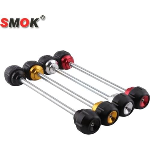 SMOK Motorcycle CNC Aluminum Alloy Front Axle Fork Crash Sliders Falling Protection For Honda All New Forza 300 2018