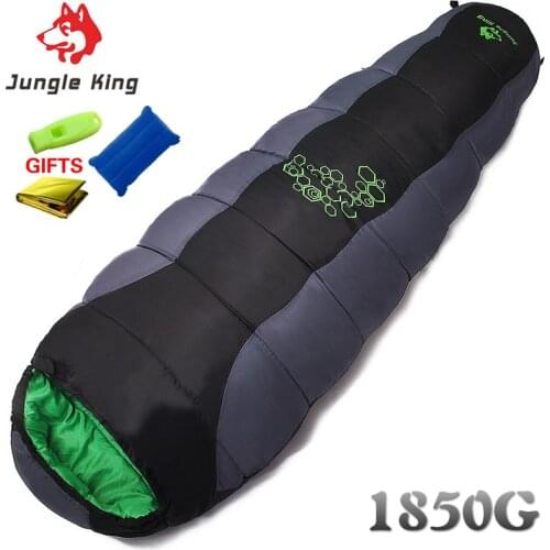 Jungle King Thickening Fill Four Holes Cotton Sleeping Bags Outdoor Camping Mountaineering Special Traveling Hiking Sleeping Bag