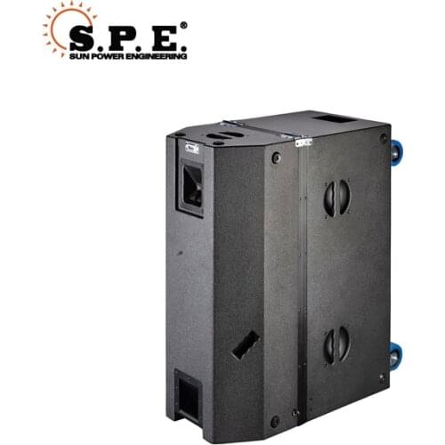 SPE high power outdoor speaker system DJ sound box dual 15 inch subwoofer with professional audio