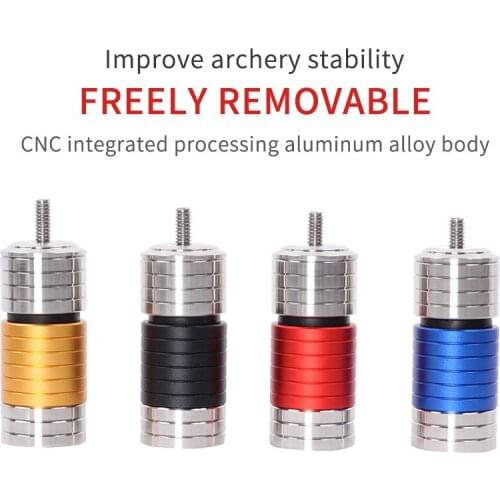 Rod Stabilizer For Arrow Shooting Balance Archery Aluminum Alloy Bow Stabilizer X10 Compound Bow Balance Bar