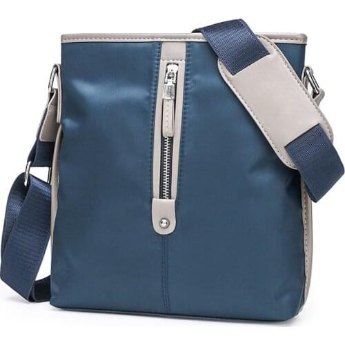 Men Nylon Casual Messenger Bag Satchel Fashion Handbags Man Shoulder Bags High Quality Travel Business Male Crossbody Bags S2421