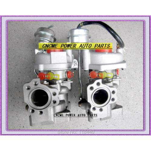 TWIN TURBO K03 53039880016 078145701R H L 078145701S 078145703D 078145703H L R S C B For AUDI S4 A6 97- AJK ARE BES AGB V6 2.7L