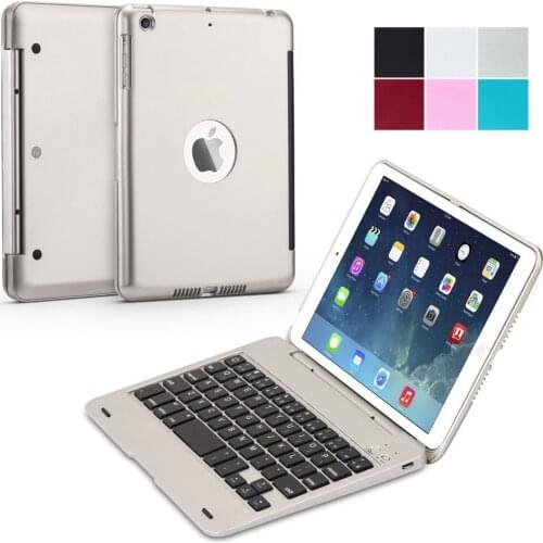 Ultra Thin Slim Folio Clamshell Lightweight ABS Wireless Bluetooth Keyboard Smart Stand Case Shell Cover For iPad Mini 1/2/3