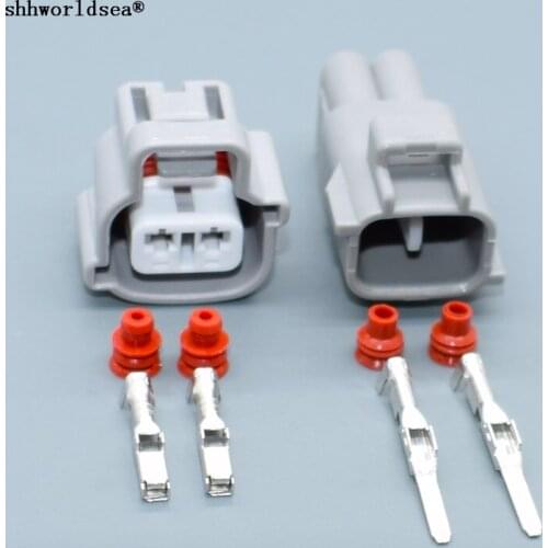 Worldgolden 2 Pin female or male Automotive Fog Socket Lamp Plug Turn Signal Light Connector 90980-11019 For Toyotas Cars