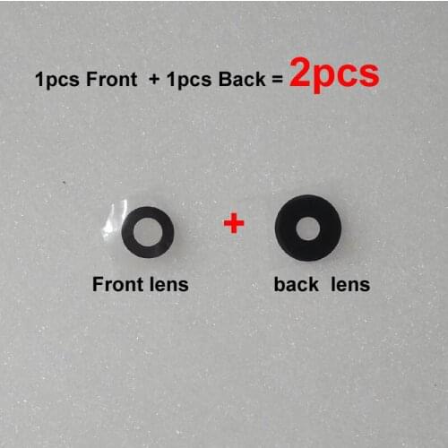 2pcs For One M8 Front & Back Main Camere Glass Lens Cover Replacement With Adhesive Sticker Replacement