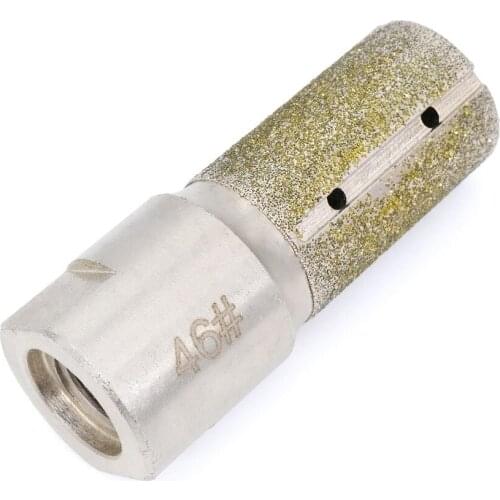 1" Electroplated Diamond Drum Wheel 25mm Diamond Finger Bit Coarse Grinding Zero Tolerance Stone Marble Granite Concret