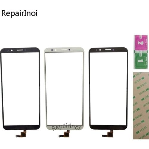 10Pieces/Lot 5.99'' Touch Screen Glass For Huawei Enjoy 8 LND-AL30 Touch Screen Sensor Digitizer Touch Panel 3M Glue Wipes