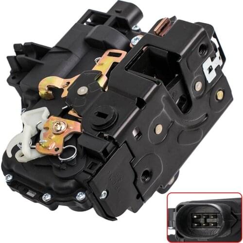 1x Rear Left Door Lock Mechanism Motor Actuator For VW Bora Saloon 1998-2005 For Seat Toledo II Saloon 1999-2006 3B4839015A