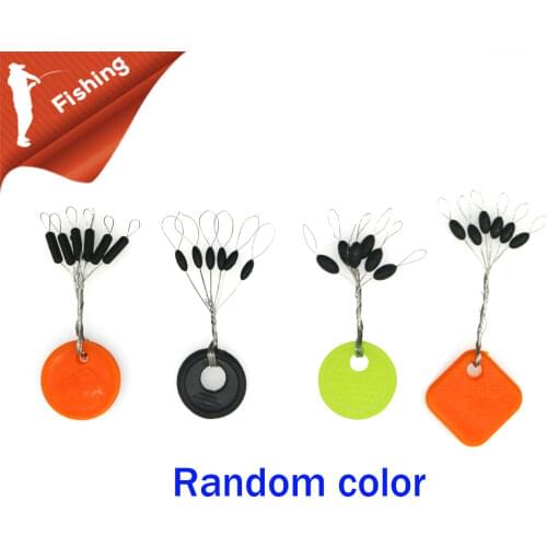 20Group 120pcs/set Tackle Resistance Space Not To Hurt The Line Vertical Beans Rod Clip/o-shaped Fishing Accessories