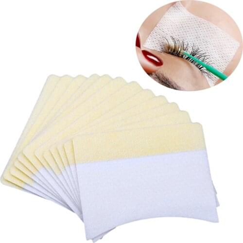 40Pcs/bag Cotton Disposable Eyelash Extension Patch Under Eye Pads Eyelash Extension Patches Tips Sticker Wraps Makeup Tools