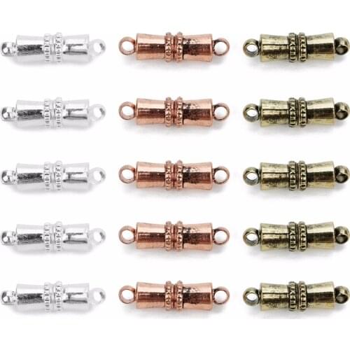 5 Sets 5X18mm HOT Chic Copper Strong Magnetic Clasps for Jewelry Accessories DIY Making Component Findings