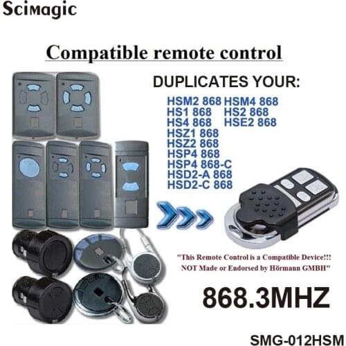 868 Replacement Remote control Garage Door Remote Control 868.3MHz Marantec Digital D323 868 Command 131 868