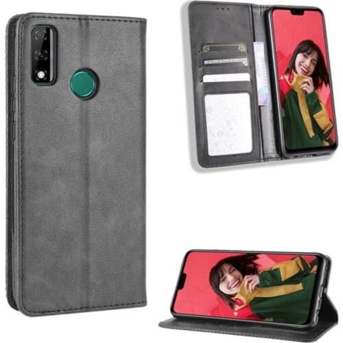 For Huawei Y8S Case 6.5 inch Luxury Flip PU Leather Wallet Magnetic Adsorption Shockproof Case For Huawei Y8S Phone Bags