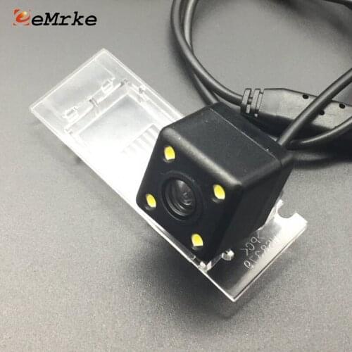 EEMRKE 4 LED CCD HD Camera for Smart Fortwo 2017 for Renault Kadjar 2016 Car Rear View Backup Cameras Reverse Parking Camera
